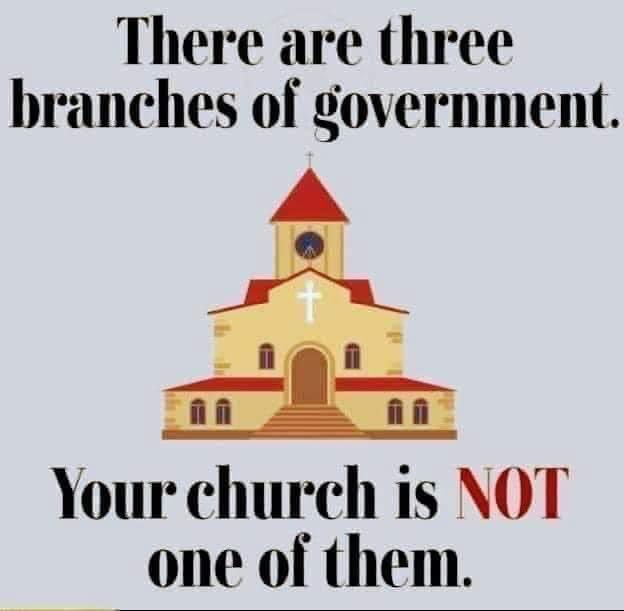 ThisMomOnFire's tweet photo. Truth. #SeparationofChurchSTATE https://t.co/MsL7CZziBJ