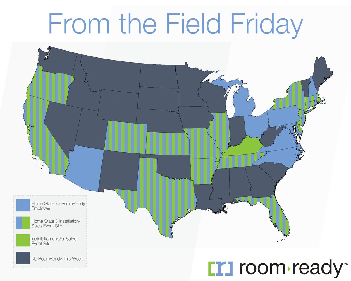 room_ready's tweet photo. 25 States! Highlights include:
βοΈ Our teams are gearing up for a great Q2
π‘ Our ELT had their quarterly meeting
π We welcomed new employees to the team
#OTBITB #RoomReady #AVintegration https://t.co/77JoylZeFy