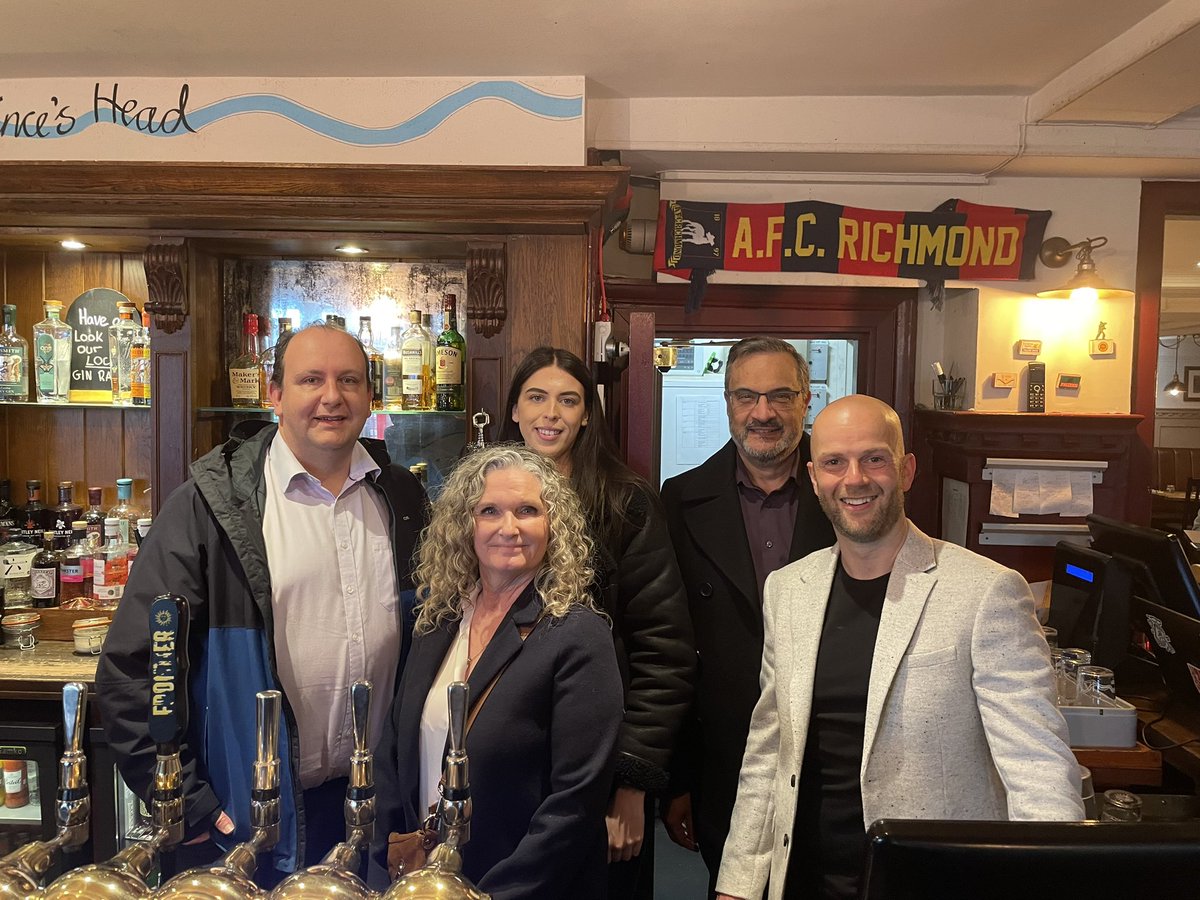 Thanks <a href="/PrincesHead/">Princes Head</a> for the behind the scenes access! Great team social to celebrate and look forward #believe #TedLasso