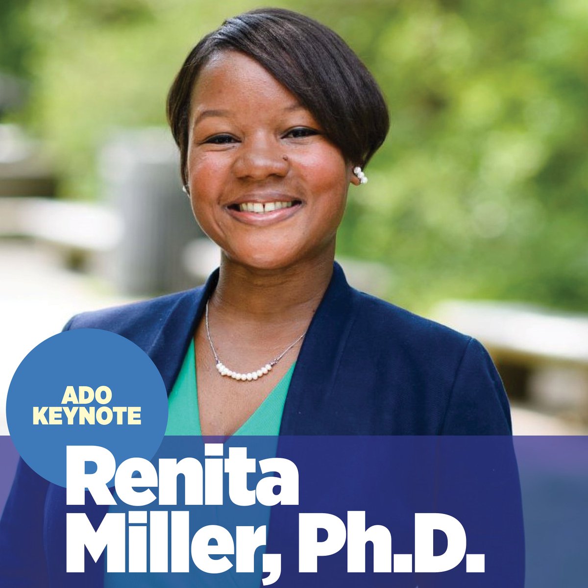 Happening now - Dr. Renita Miller, CDO at @Wharton Is now on the main stage for our 2023 Academic Diversity Officers keynote. We are tuned Into Dr. Miller's presentation, “The Art of Deliberate Deliberation: Tools for Advancing Equity and Institutional Change.” #NADOHE2023