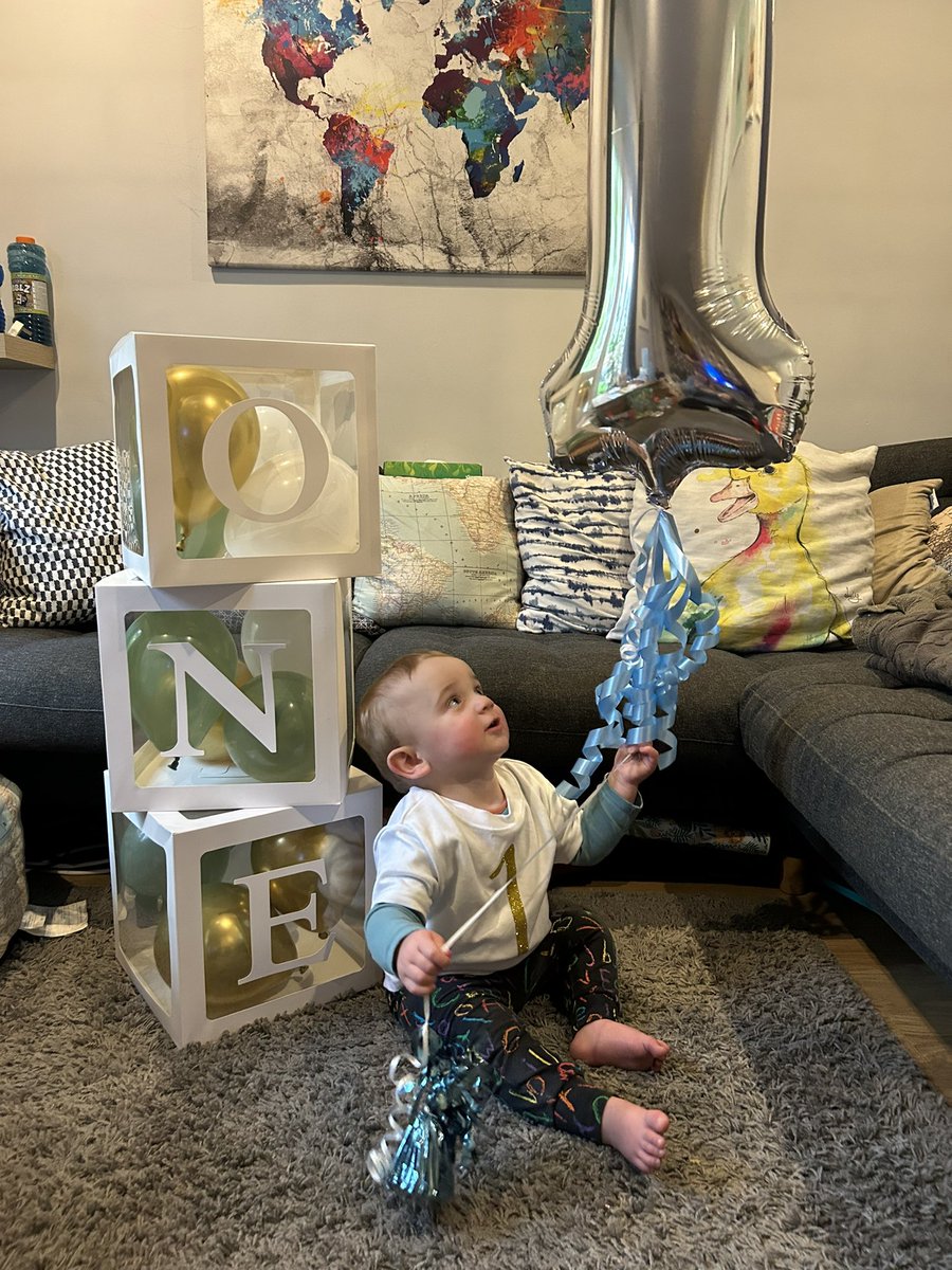 How? How do I have a one year old? Where has the year gone?! And does the balance between teaching and parenting get easier soon?! 🥹