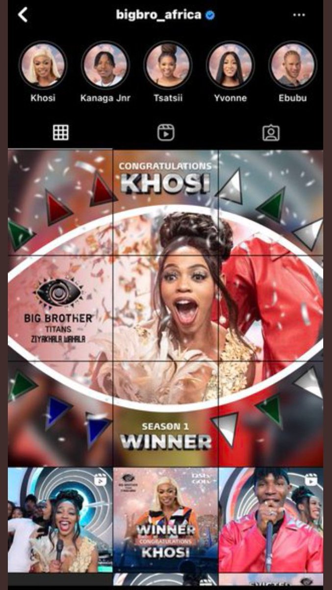 Just so you know the BBT WINNER is still #KhosiTwala and she deserves that money and more for carrying that show alone 
CONGRATULATIONS KHOSI
GRACEFUL KHOSI 
VERIFIED KHOSI 
UNSTOPPABLE KHOSI 
#KhosiIsVerified #BBTitans #khosithekhontent