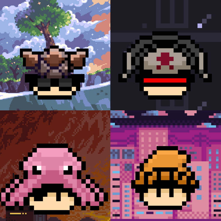 taprootshrooms's tweet photo. We are going to airdrop one of these cute shrooms

Pick the one you like the most and let us know why you deserve it.⬇️

Best reply wins!!!

1⃣2⃣
3⃣4⃣

24h

#Ordinals #NFTs  #OrdinalsNFT https://t.co/zO2Usry75m