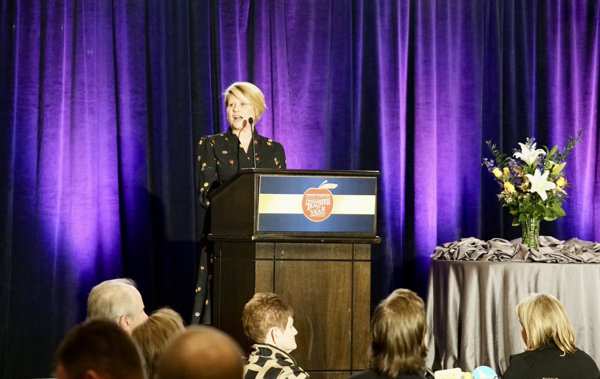 When I ask people to tell me about their favorite teacher, it’s always the one who made them feel seen. 

You all see your students and put them first. That is what your students will remember. #NCTOYPOY #nced