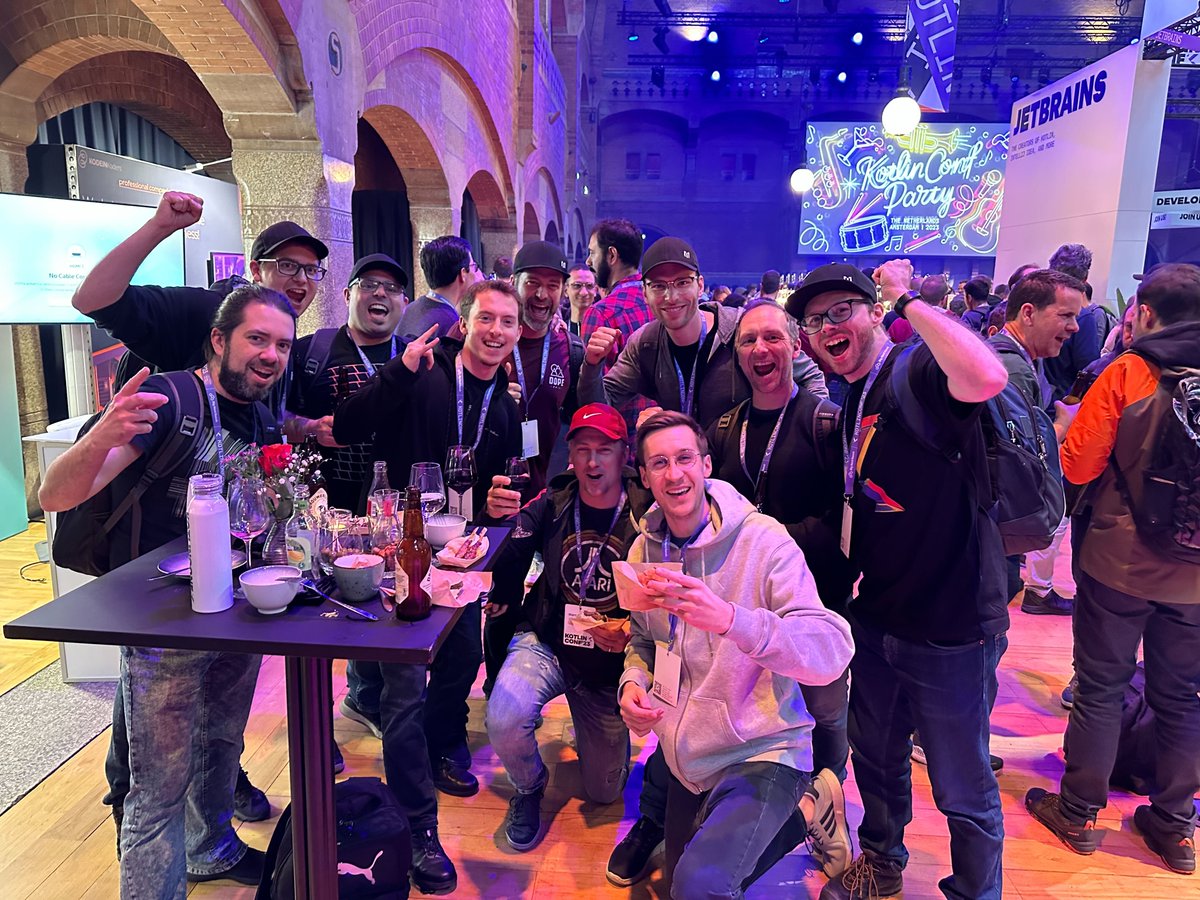 mirego's tweet image. Mirego is a bronze partner of @kotlinconf and few members of our team are in Amsterdam to attend the event! 👨‍💻🎉

It&apos;s a great opportunity for them to meet and exchange with the @kotlin community, to acquire new knowledge and to let themselves be amazed by Dutch architecture!🇳🇱✨