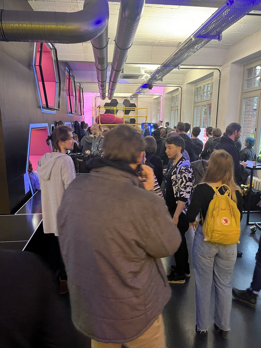 yun_jenni's tweet photo. It’s finally happening #gamecircle @FactoryBerlin Such a good feeling to be participating in a local event again! Thanks @AtaSergeyNowak for organizing https://t.co/Dqic7DxKjQ