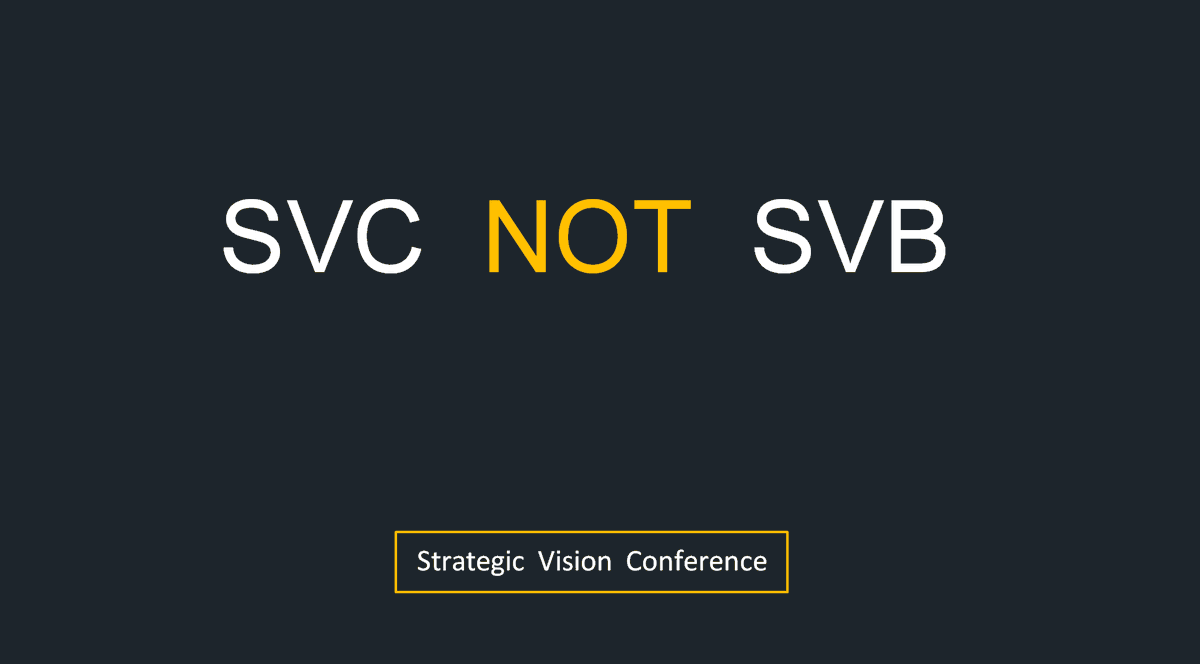 SVC not SVB svc.world The saga continues; rumors, speculation, acquisitions, job losses etc. Although #SVB was bailed out; those affected are still working their way out. Stay💪📞friends, colleagues, partners &amp; ♥️ ones. People need your support #bailout #bankcrisis
