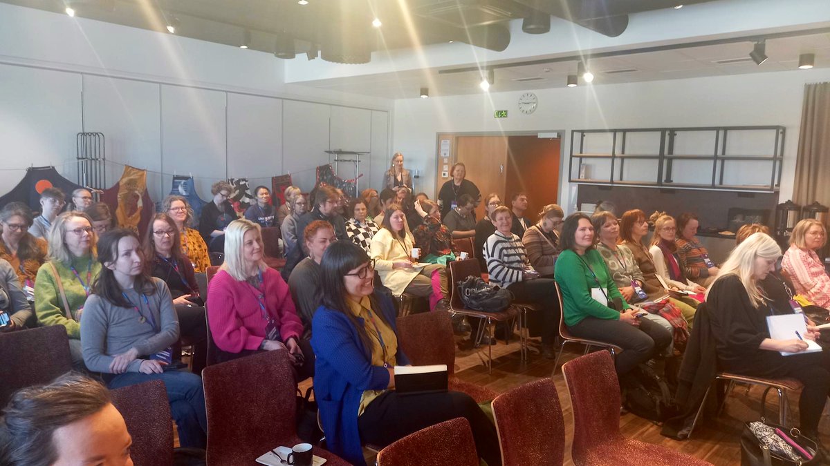 LizAtkin's tweet photo. Thank you Oulu 🇫🇮 &amp; Kulttuurin elämysoppaat for a beautiful Culture &amp; well-being seminar, I was so honoured to contribute to a keynote event and learn from everyone! It was a wonderful day to share experience, dialogue and creativity #finland #oulu 
@Oulu2026offici @VisitOuluFI https://t.co/88f1TrdGCa