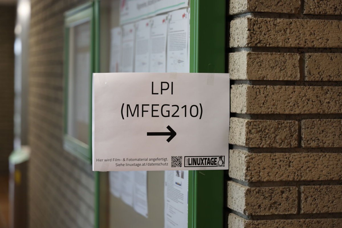 RT mgisbers: LPI Prüfungen bei den Grazer Linuxtagen #glt23 #lpi