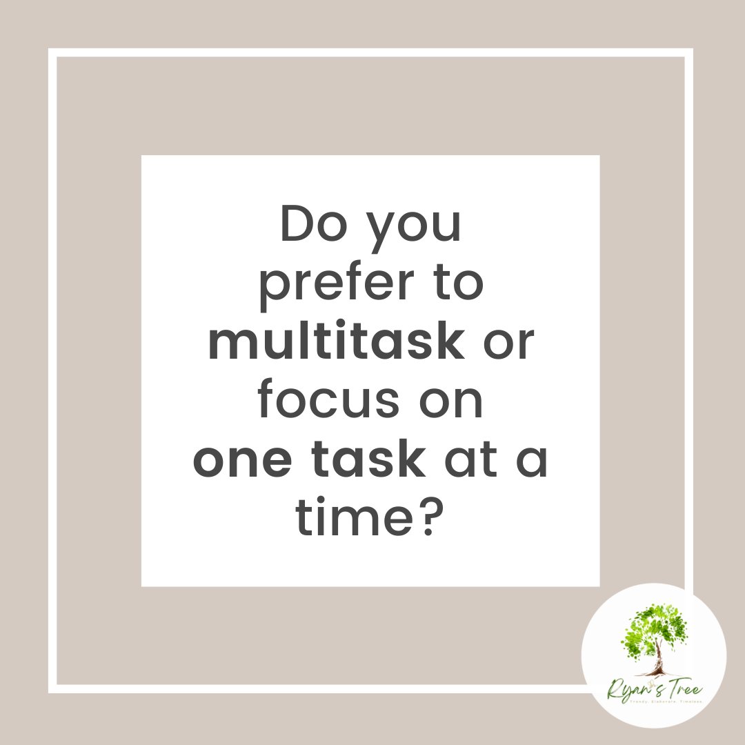 Some people thrive on juggling multiple tasks at once, while others prefer to give their undivided attention to one thing at a time. Share your thoughts and experiences in the comments below! 

#ProductivityTips #WorkHabits #TaskManagement