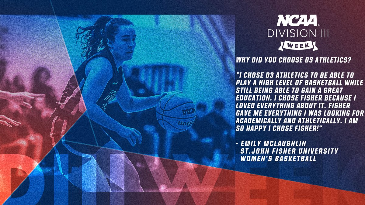 The Cardinals are celebrating #D3week and throughout the week, student-athletes will share their reasons for choosing <a href="/NCAADIII/">NCAA Division III</a> Athletics!   Here is Women's Basketball Player, Emily McLaughlin!    

#gofisher <a href="/Empire8/">Empire 8</a> #WhyD3 <a href="/SJFWBB/">SJF Women’s Basketball</a>