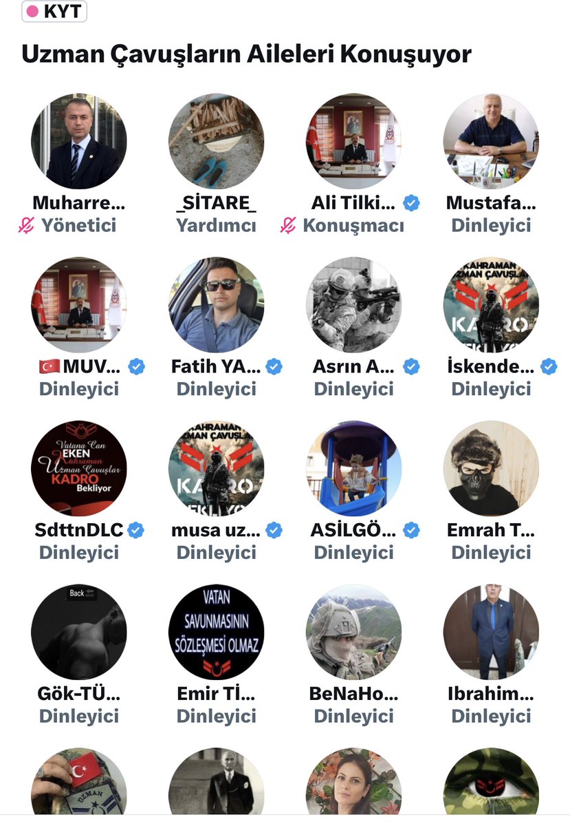 Kahramanların Aileleri konuşuyor
Desteklerinizi bekliyoruz

x.com/i/spaces/1rmxP…

#UzmanÇavuş