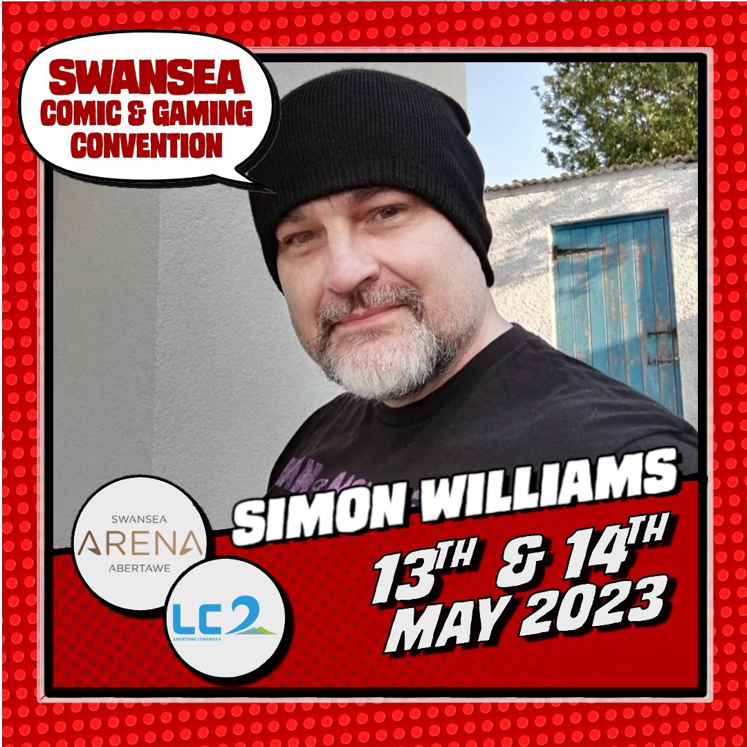 The wonderful (NOT Wonder Man) @Soulman_Inc will be joining us for #SCGC2023 at @ArenaSwansea and #LCSwansea on May 13th and 14th!

Get your tickets here: scgc.org.uk/tickets

#swanseacomiccon #comicconwales #MarvelComics #SpiderMan #incrediblehulk #deathshead