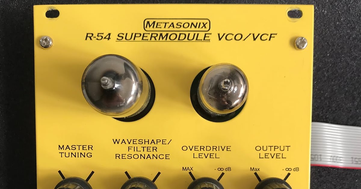 matrixsynth on Twitter "New Post Metasonix R54 Supermodule VCO/VCF