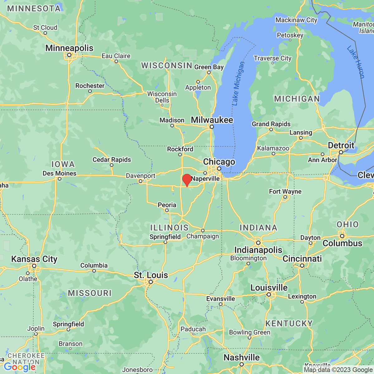 New town every hour on Twitter "Ottawa, Illinois Population 19,839