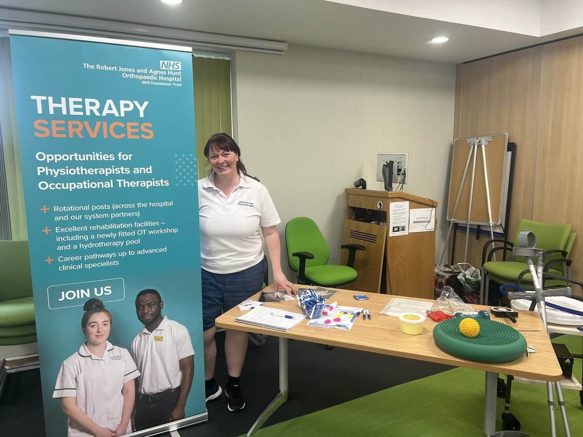Claire George (@clairegeorge03) on Twitter photo <a href="/RJAH_NHS/">RJAH Orthopaedic Hospital</a> If you are physiotherapist or occupational therapist interested in working <a href="/RJAH_NHS/">RJAH Orthopaedic Hospital</a> then please pop along on Sunday and say hi๐ฉ๐ปโโ๏ธ๐
We currently have opportunities for
๐B5 Rotational PT
๐B6 OT roles in Gen Med, Spinal Injuries and T&O
#AHPSTW #RJAH #PT #OT #RecruitmentDay <a href="/RJAH_NHS/">RJAH Orthopaedic Hospital</a> If you are physiotherapist or occupational therapist interested in working <a href="/RJAH_NHS/">RJAH Orthopaedic Hospital</a> then please pop along on Sunday and say hi๐ฉ๐ปโโ๏ธ๐
We currently have opportunities for
๐B5 Rotational PT
๐B6 OT roles in Gen Med, Spinal Injuries and T&O
#AHPSTW #RJAH #PT #OT #RecruitmentDay