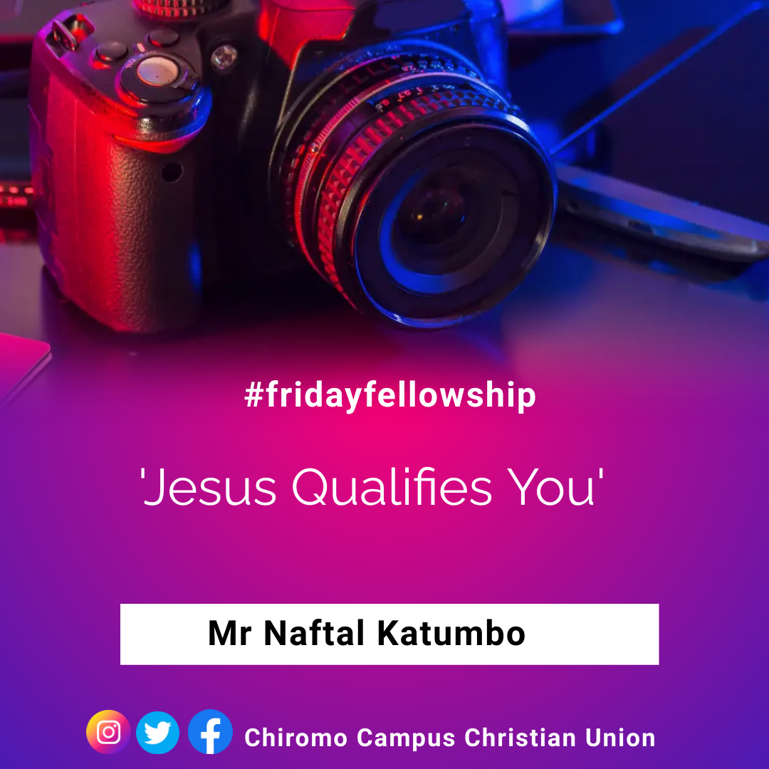 CHIROMOCAMPUSCU's tweet photo. Jesus qualifies you, you only need to follow Him. #CCCUservices https://t.co/GkcU4vzykA