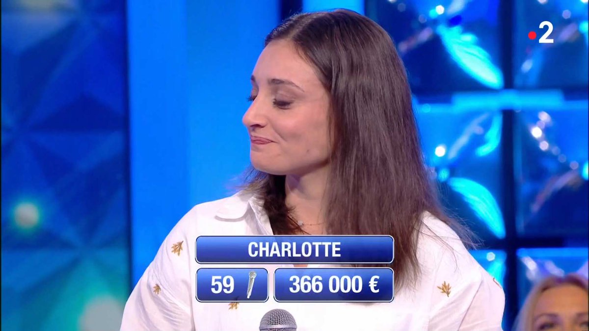 titi1960's tweet photo. #Fin du deuxième épisode de #Noplp de @nagui du 14/04/23
#Charlotte la #Maestro est à la tête de :
- 59 victoires
- 36 clochettes
- 366 000 €uros
Elle est dans le #Top10 7ème plus grande
Ce n'est pas fini pour ce soir il y a aussi ce soir à 21h10 après le #JT #TournoiDesMaestros https://t.co/qwrdJlGpvT