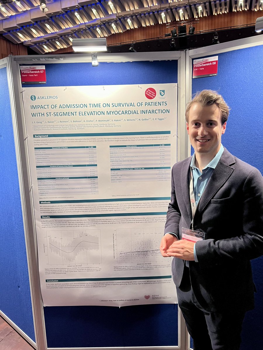 Johannes Geng (@johannesgeng_md) on Twitter photo Feeling honored to have been nominated for the poster prize at the annual meeting of the German Society for Cardiology! Thanks to all co-authors for their valuable contributions and to the chairs <a href="/VRubesch/">Vanessa Rubesch</a> <a href="/LautenAlex/">Alex Lauten</a> for the worthwhile exchange and discussions! #DGKJahrestagung Feeling honored to have been nominated for the poster prize at the annual meeting of the German Society for Cardiology! Thanks to all co-authors for their valuable contributions and to the chairs <a href="/VRubesch/">Vanessa Rubesch</a> <a href="/LautenAlex/">Alex Lauten</a> for the worthwhile exchange and discussions! #DGKJahrestagung