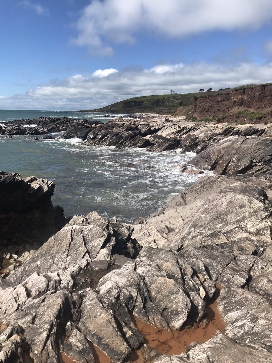jcasperd's tweet photo. Checking out sites for our @HarperAdamsUni field course @FSCSlaptonLey I got involved in a spot of @SharkTrustUK ID of spotted rays (Raj montagui) with @DevonWildlife Matt and @rockpoolproject Tom @WemburyMarine @sascampaigns @simonsegar @DrJohnReade @benclunie https://t.co/aedT8rt0id