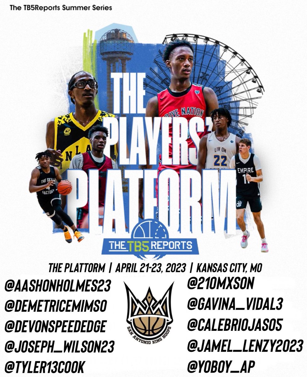 Can’t wait we coming Kansas City💪🏼💪🏼<a href="/Aashonholmes23/">siz♨️</a> 
@DemetriceMimsO 
<a href="/Devonspeededge/">Devon</a> 
@joseph_wilson23  
<a href="/tyler13cook/">tyler cook🔮</a> 
<a href="/210mxson/">Mason Walker</a>
@GavinA_Vidal3 
<a href="/CalebRiojas05/">Caleb Riojas</a> 
<a href="/Jamel_lenzy2023/">Jamel lenzy</a> 
<a href="/yoboy_Ap/">Anthony Perez</a>