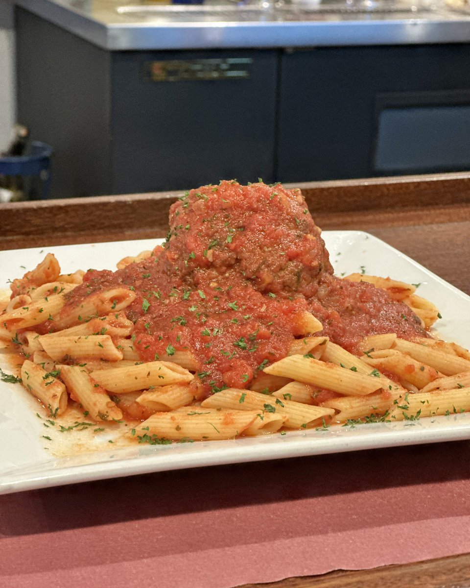 Meatballs &amp; air conditioning at Tomaselli’s at Rosario.