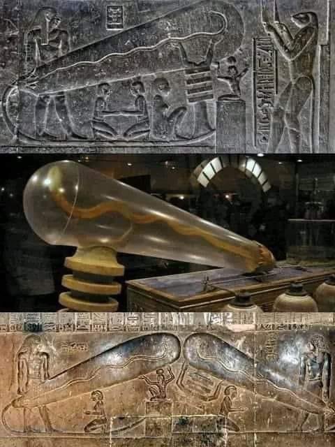 MondeFascinant's tweet photo. Les premières traces d’appareils électroniques datent de -5000 av JC. En effet des fouilles archéologiques en Égypte ont mis en évidence la présence d’ampoules (ou Bulbines). Il reste cependant des zones d’ombre sur la production et le stockage de cette énergie. https://t.co/6ak635p3qb