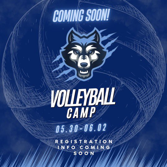 WPlainsVB's tweet photo. 🚨SAVE THE DATE 🚨Lady Wolves Volleyball camp is right around the corner. Camp will be for any incoming 2nd-9th graders. Registration information coming soon💙 @WestPlainsJH @WPHSbooster @WPlainsWolves https://t.co/1BdkSWGRob
