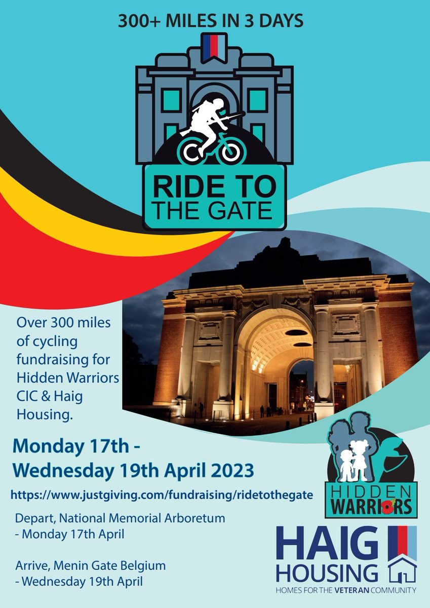 GavTuach's tweet photo. The weekend before #Ridetothegate 2023 with @HiddenWarriorUK @HaigHousing
Tremendous support so far.
Monday we begin with 103 miles of #Cycling
https://t.co/cxFhMEenOh https://t.co/7X7zwdX4QL