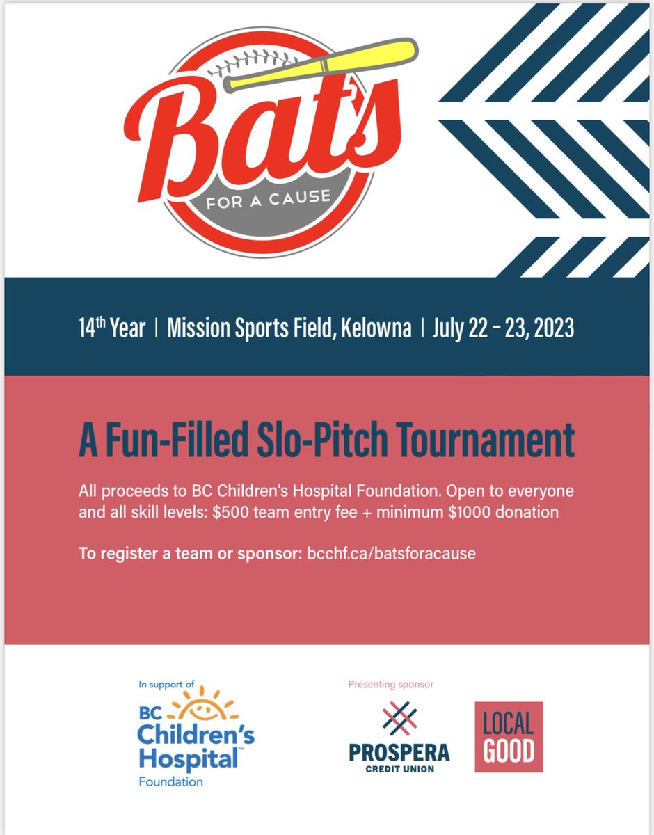Get your teams signed up asap!
It’s going to be a great tournament. 

Please share!