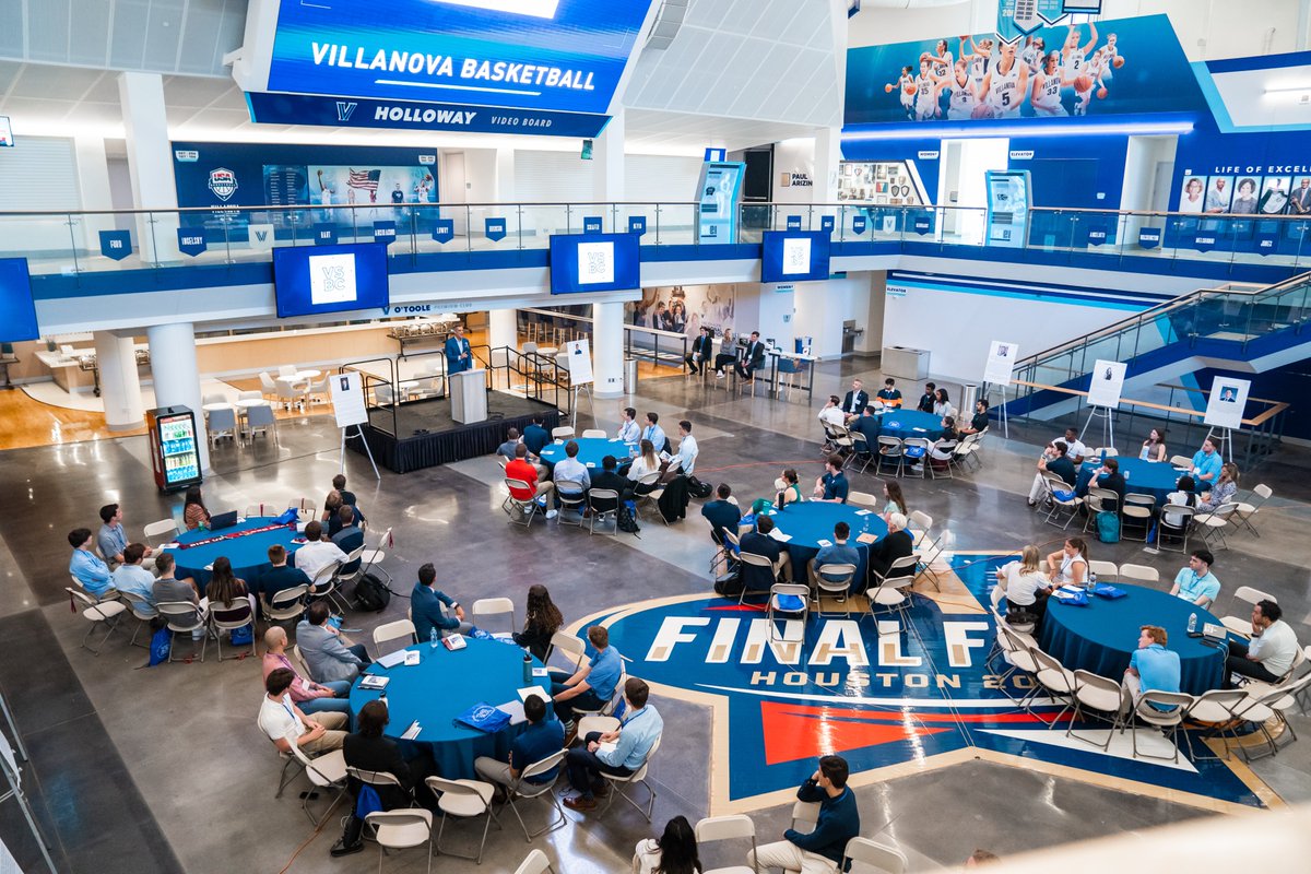 VU_Business's tweet photo. 📷Views from Day 1 of the Sports Business Conference. Thanks to our panelists, many of them
@VillanovaU alumni, who were able to share their knowledge with our attendees! @MarissaBDaly,
@BenSosenko, @Brian_Papson, @AnalyticsAtNova, @CoachJayWright, @AndrewBrandt https://t.co/ZHEIgKngYm