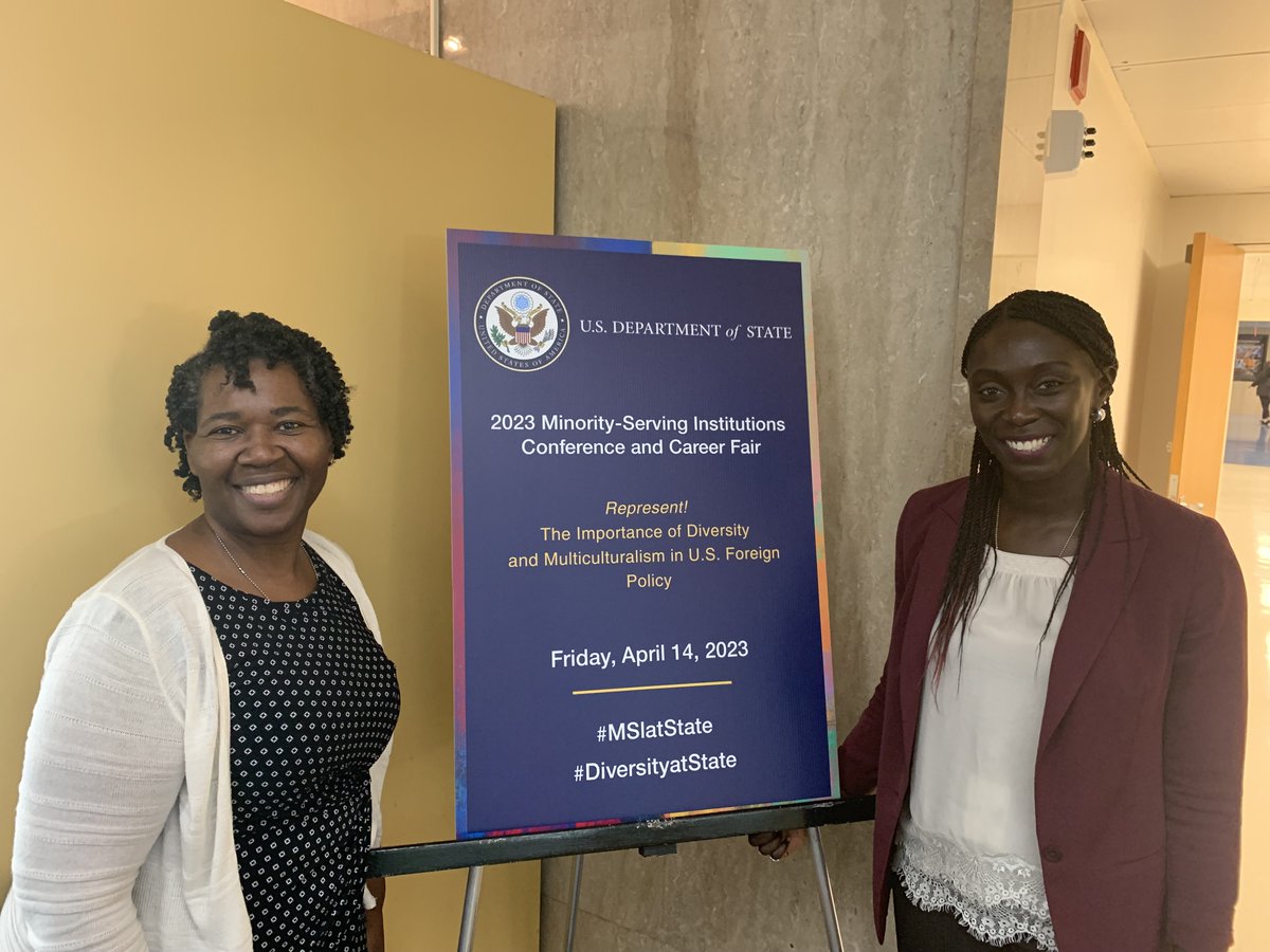TIPOfficeState's tweet photo. It was a pleasure to share with students and professionals what the TIP Office is doing in the fight to #EndHumanTrafficking at the #MSIatState career fair. Tune in for the virtual conference here: https://t.co/fZhIWQffcP https://t.co/j0Wz2yO7Bj