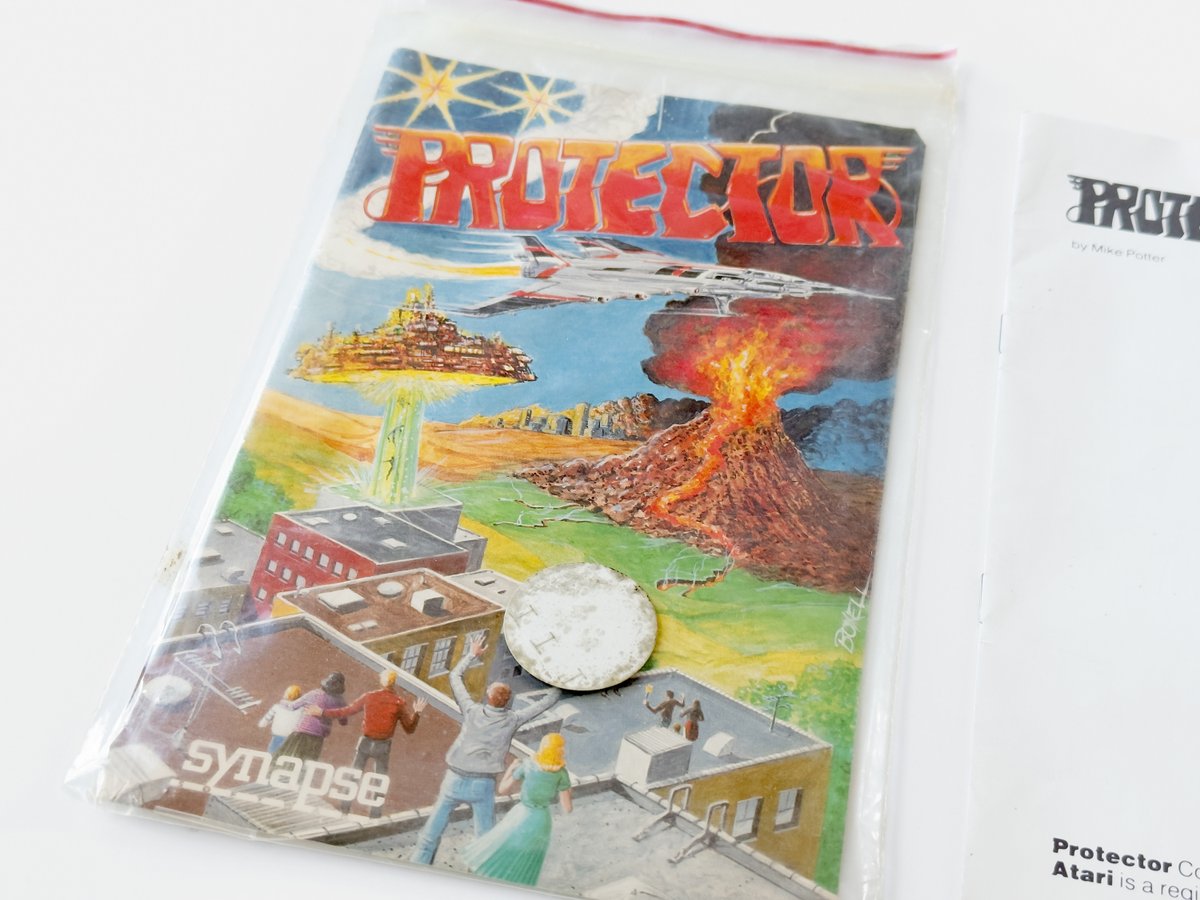 ErnstKrogtoft's tweet image. Q-Bits From my Personal Collection – Protector
retro365.blog/2023/04/14/q-b…
Part two in my series of smaller articles on Synapse Software, as told through the games that defined the company.
#Protector #SynapseSoftware #MikePotter #Atari #retrogames