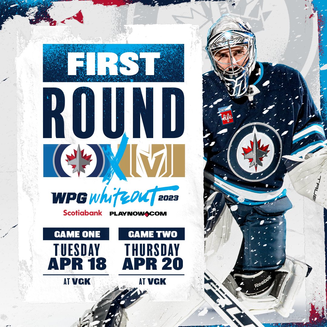 NHLJets's tweet photo. The battle is set ✈️ https://t.co/klL8PB7Krd