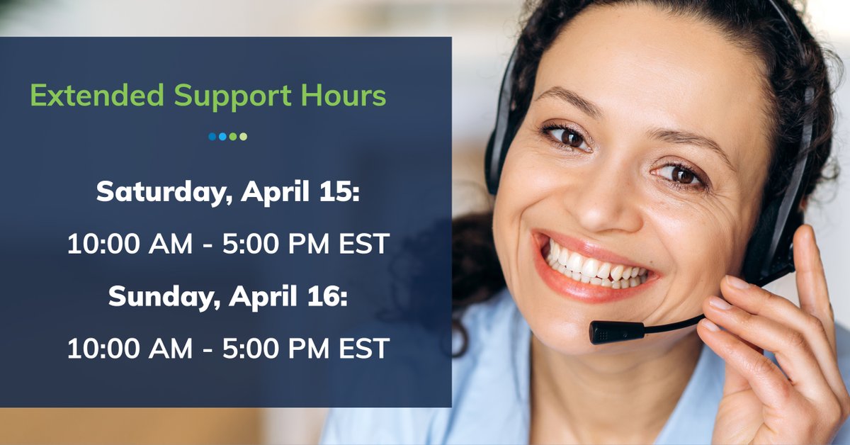 SafeSend_One's tweet image. Our Support team will be available this weekend, April 15 &amp;amp; 16 from 10:00 am – 5:00 pm for phone and email assistance. Call us at (855) 818-3552 or contact us contact us via email at support@safesend.com  #supporthours #taxseason #SafeSend