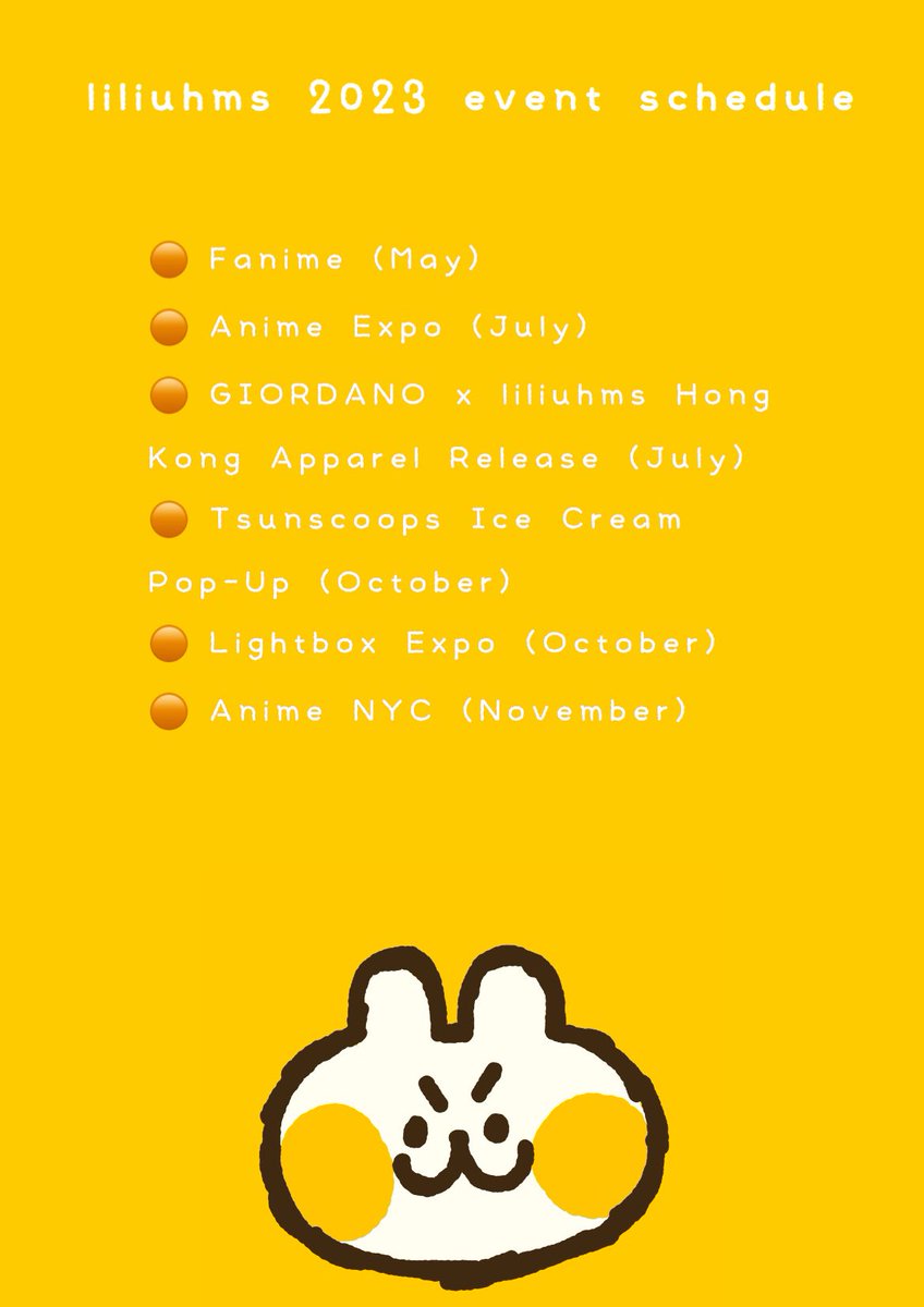 lily hoàng-zhu 🍎 @ fanime on Twitter: "this year’s event schedule! 💛" lily hoàng-zhu 🍎 @ fanime on Twitter: "this year’s event schedule! 💛"