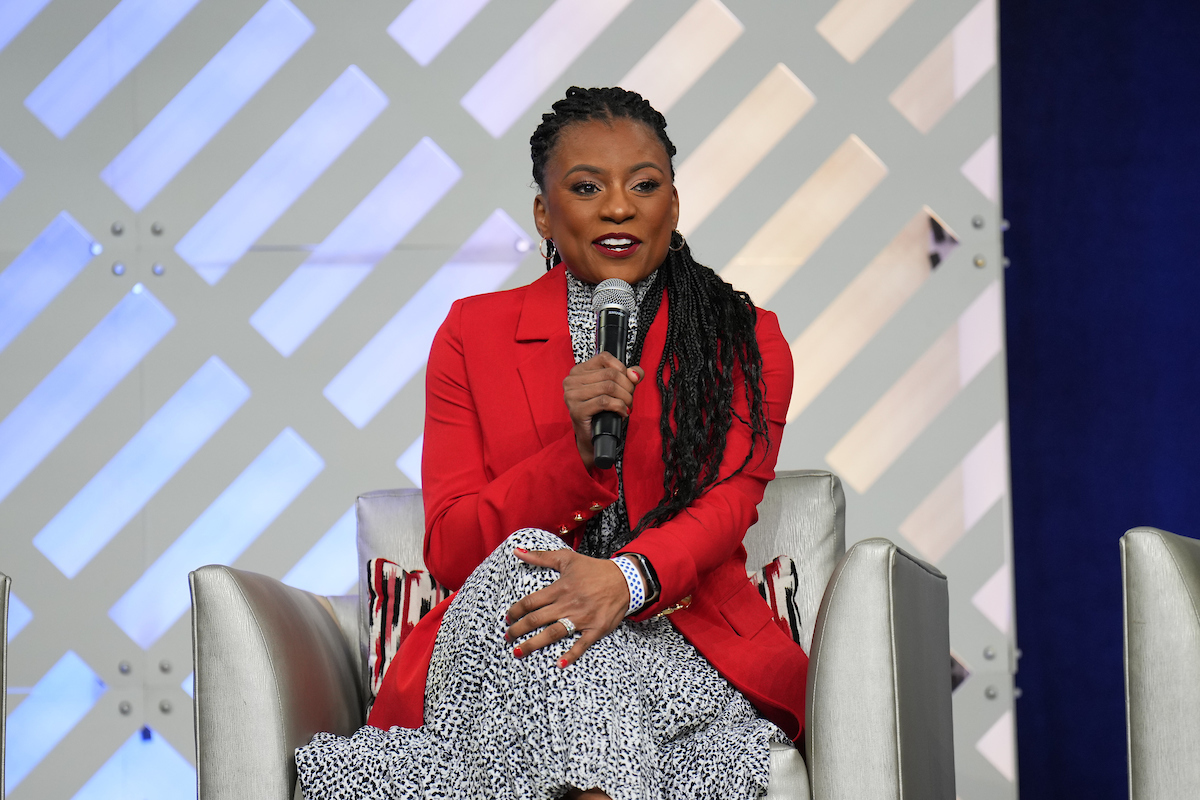 BlackSportsBiz's tweet image. "I'm never going to sit down and shut up. I belong here, and if you don't like how I'm presenting myself that's your problem, not mine." #WomenInSports #BlackSportsBiz