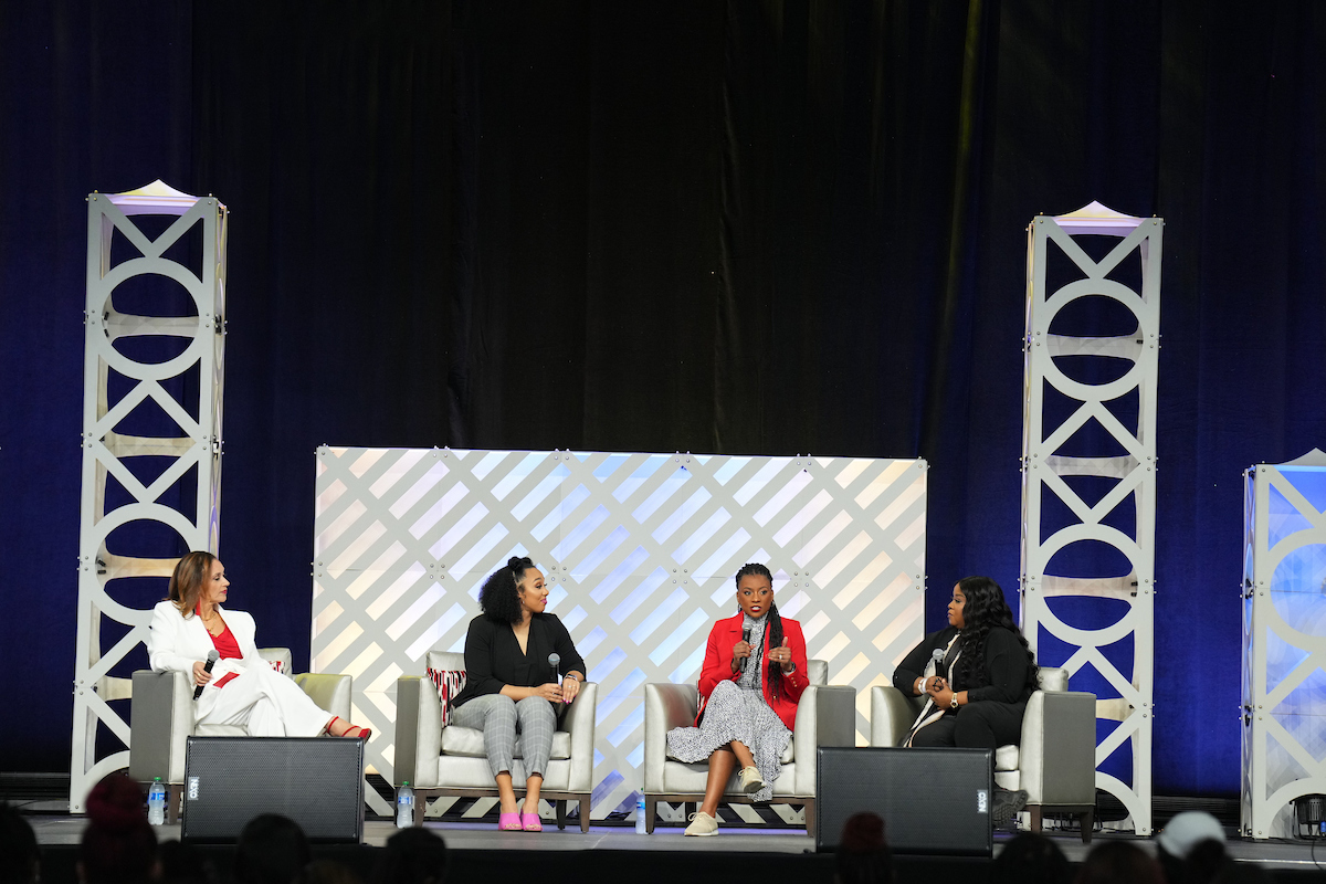 BlackSportsBiz's tweet image. "I'm never going to sit down and shut up. I belong here, and if you don't like how I'm presenting myself that's your problem, not mine." #WomenInSports #BlackSportsBiz