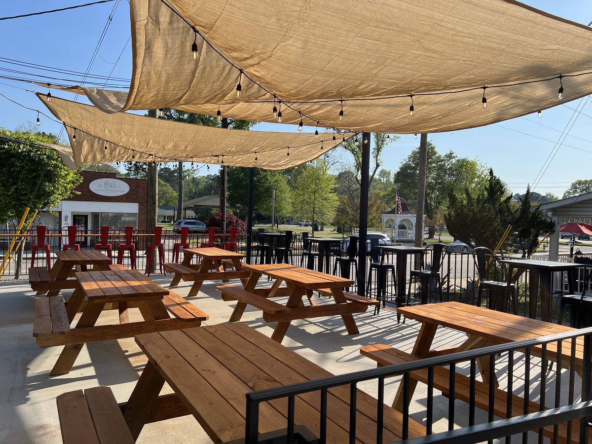 CBCWendellNC's tweet photo. Are you ready Wendell?!? Tomorrow at 12 PM, come by to check out our 20 tap draft selection, lineup of mixed drinks and cocktails, and wine! With plenty of outdoor and indoor seating, we’ve got just what you need to have a good time! 
#cbc #brewery #craftbeer #wendellnc #wendell https://t.co/WaXoGf0xkG