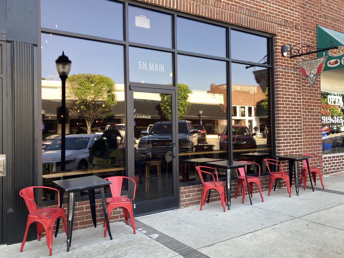 CBCWendellNC's tweet photo. Are you ready Wendell?!? Tomorrow at 12 PM, come by to check out our 20 tap draft selection, lineup of mixed drinks and cocktails, and wine! With plenty of outdoor and indoor seating, we’ve got just what you need to have a good time! 
#cbc #brewery #craftbeer #wendellnc #wendell https://t.co/WaXoGf0xkG