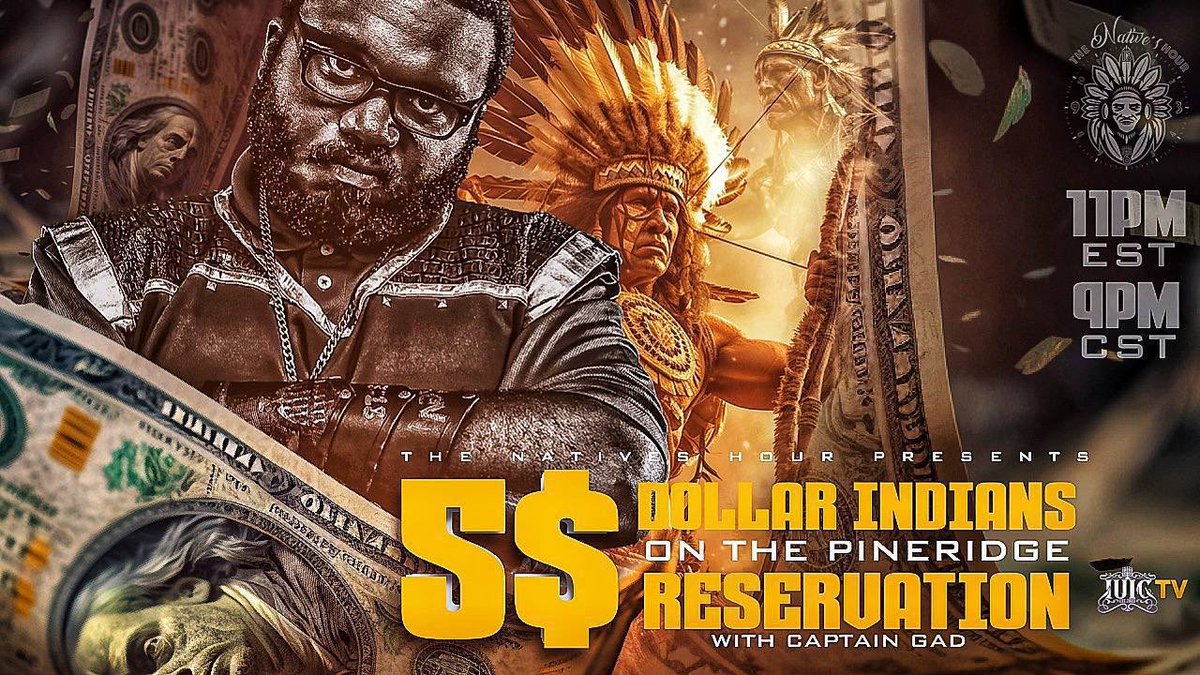 The $5 #Indians are lying on the prophets of #God we came to unite with our brothers the so-called #NativeAmericans and they lied saying we were toting guns. Tune into the #NativesHour this Sunday 11PM EST/ 9PM MST as #CaptainGad casts down the lies and raises up the tribe of Gad