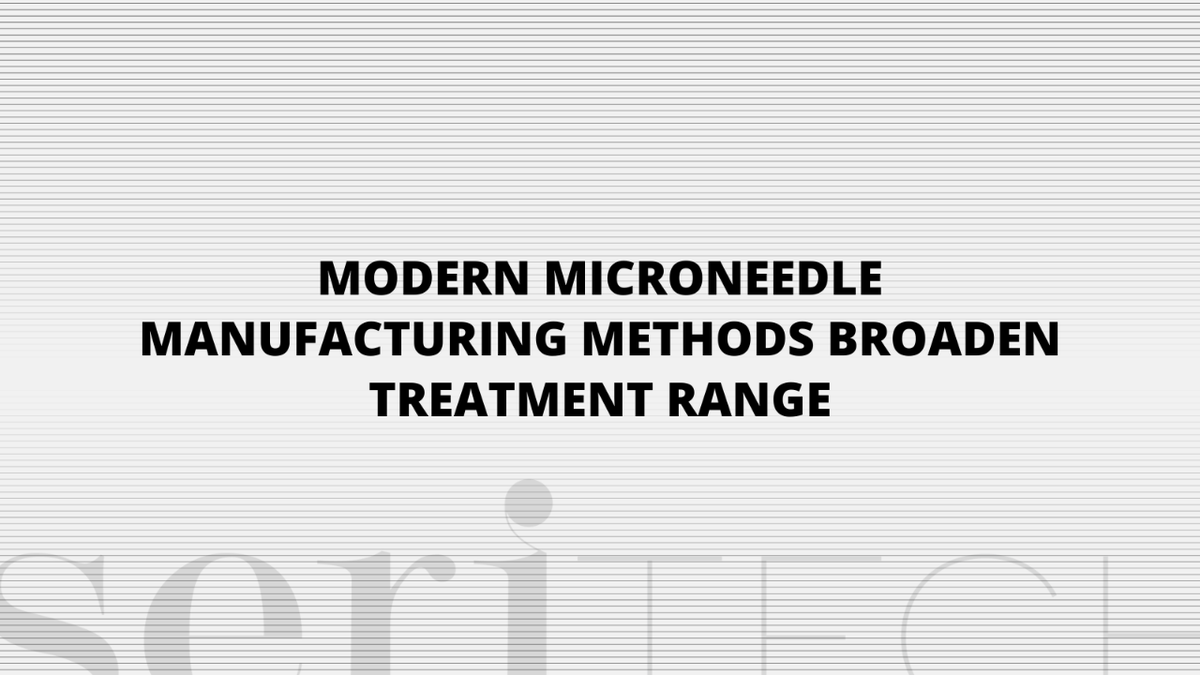 seritechglobal's tweet photo. How microneedles are made is a critical factor in advancing treatment potential. There are two main processes: mould-based and mould-free. Both seek to expand the range of treatments in which the use of microneedles can be applied. Read more https://t.co/g1WsuNJyp5 https://t.co/xIoCZaRsZR