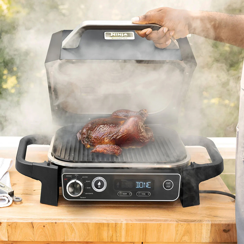 GilesElectrical's tweet photo. Discover a new way to cook outdoors with the Ninja Woodfire Electric BBQ Grill &amp; Smoker.

Grill, smoke, air fry and so much more with 100% real, authentic woodfire flavours 🔥

https://t.co/w1UpigJ7M2

#ninjakitchen #ninjawoodfire #og701uk #electricbbq #homecook #gamechanger https://t.co/q1CyfFBxEr