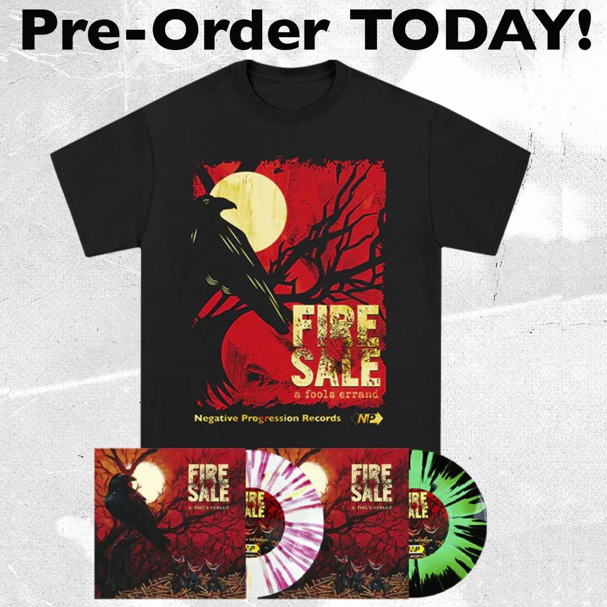 Fire Sale (@firesaleisaband) on Twitter photo Order now!
shop.negativeprogressionrecords.com Order now!
shop.negativeprogressionrecords.com