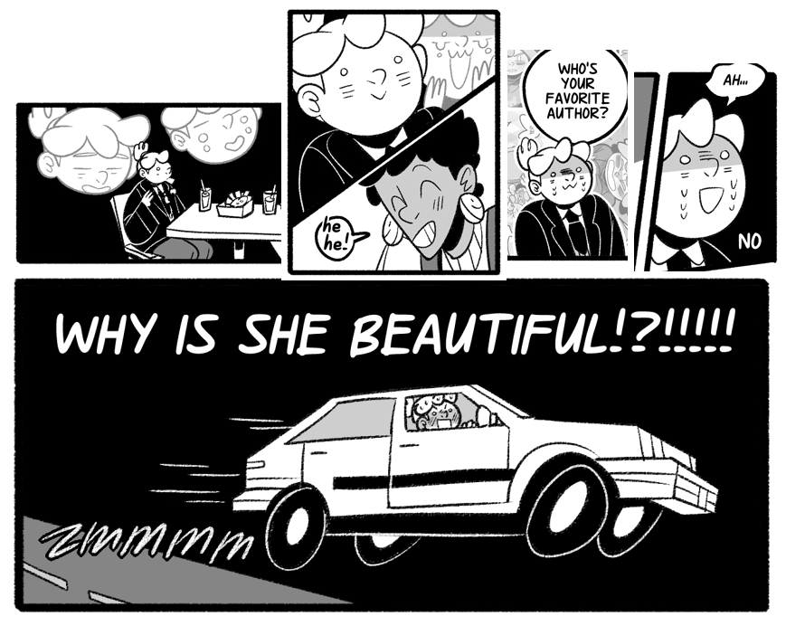 tinfcomic's tweet photo. Julian is my most expressive character so there's a lot to choose from.. but I especially love his silent anxiety expressions in ch 26 heh 🤭 #FaveFaces #hiveworks
(close seconds: "who is that girl I see" + "2nd eyebrow acquired" from ch 23) https://t.co/3g3vp6gMbr