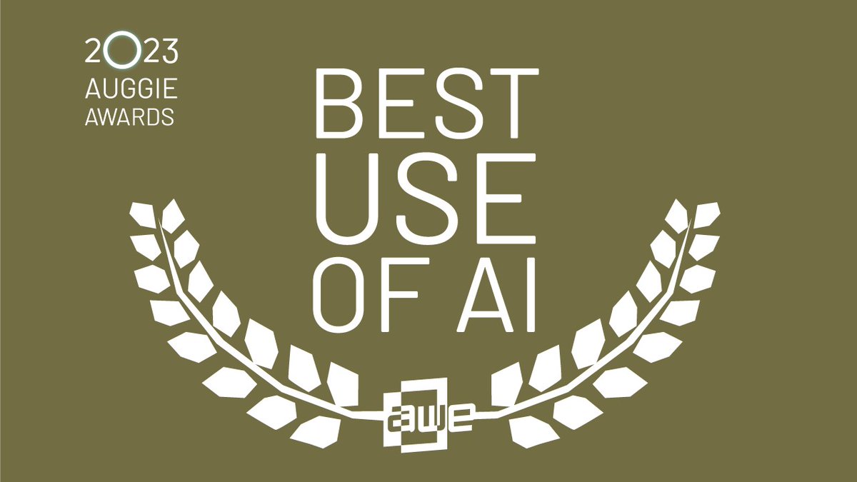 We’ve been nominated for an Auggie Award in the category “Best Use of AI” for our SYNTH3D high-performance, geotypical 3D representation of the planet.

Public voting is open through May 4th. Place your vote today. bit.ly/40bp4Gz

#AI #AR #VR #3D