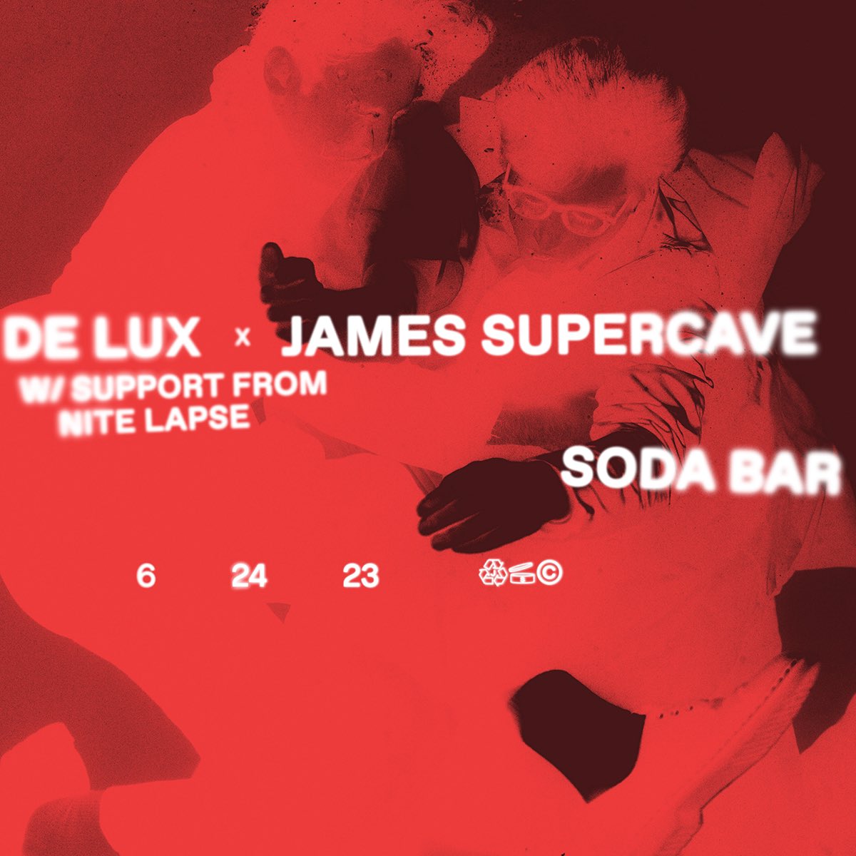 NEW SHOW – 6/24 @ Soda Bar – @deluxband + <a href="/JamesSupercave/">James Supercave</a> w/ Nite Lapse • Tickets On Sale NOW • 🎟: link.dice.fm/X5b59190ef9e