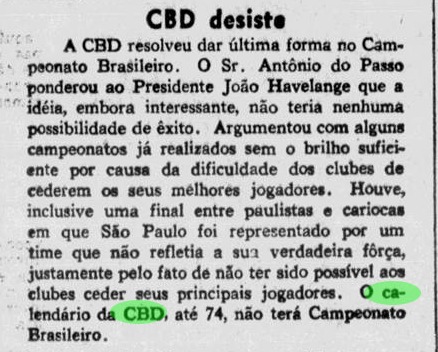 ewersonvasconce's tweet photo. Recortes ratificado pela mídia o regulamento do @TorneioNNE para a temporada de 1969 e que em 1970 a CBD desistiu da fórmula mas que não dava o título de Campeão do Brasil ao vencedor apenas da Taça de Prata, igualando as finalidades.
📷 @JornalDosSports 03/11/1969 e 14/10/1970. https://t.co/4MuTris17D