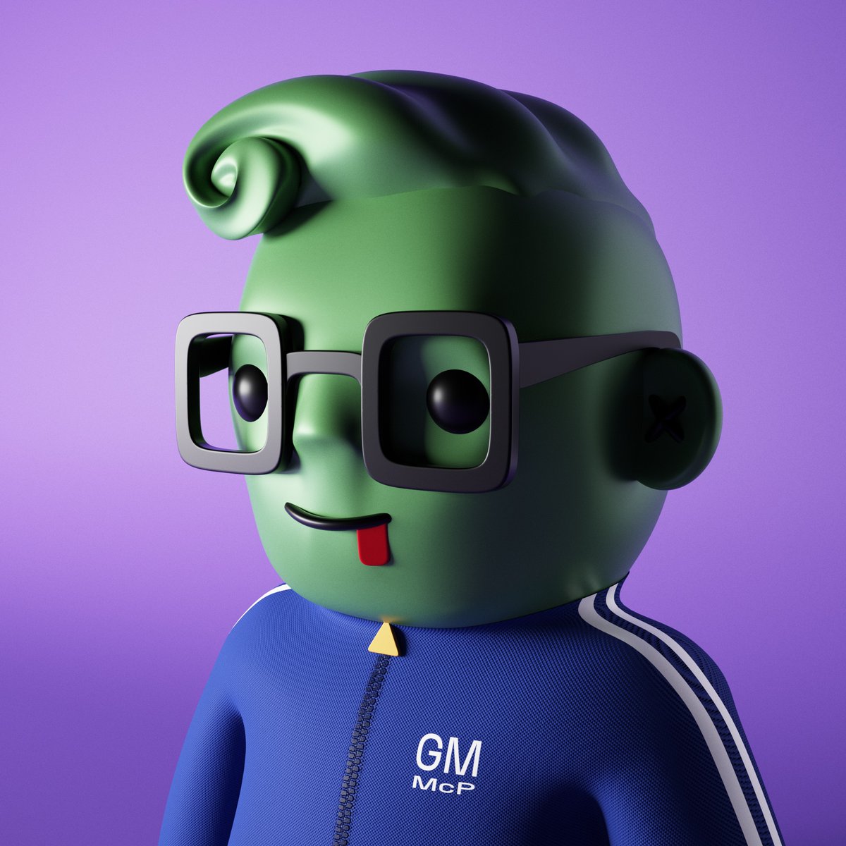 My #3d version of FrontFace #Deadfellaz #3434 is here and I love it 💚 😈💪🫡🙌🧟‍♂️ I made it in #cinema4d 

If you want a 3d render of your own <a href="/Deadfellaz/">Deadfellaz</a>, send me Twitter DM.

Do you like it <a href="/betty_nft/">BETTY</a> &amp; <a href="/psych_nft/">Psych.DFZ</a> ? :)