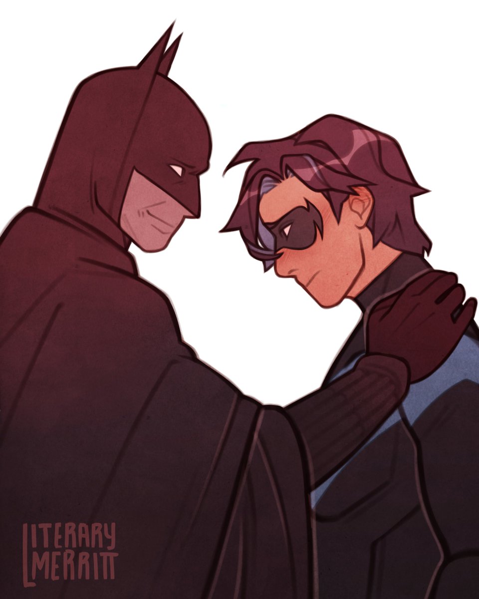 literarymerritt's tweet photo. "I made a lot of mistakes when you were young, but you still grew up to be the best person I know."
#Nightwing #Batman https://t.co/tK1HE5jLAb